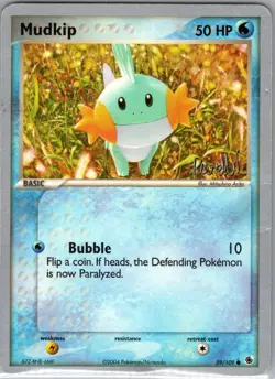 Mudkip 59/109 Common World Championship Decks Pokemon Heavily Played - Image 1