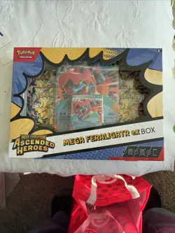 Pokemon Ascended Heroes Mega ex Box Mega Feraligator SEALED - Image 1