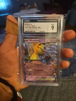 Pokemon TCG Mimikyu ex Black Star Promo SVP004 Mimikyu ex Box/Showcase CGC 9 - Image 1