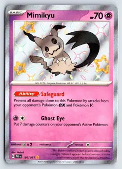 MIMIKYU 160 PALDEAN FATES POKEMON LP - Image 1