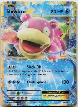 Slowbro EX 26/108 Holo EX Rare Evolutions Pokemon TCG NM - Image 1