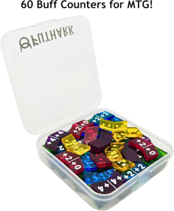 MTG Stat Counters/Buff Counters for Magic The Gathering - Set of 60 Color Coded - Image 2