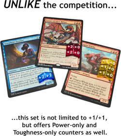 MTG Stat Counters/Buff Counters for Magic The Gathering - Set of 60 Color Coded - Image 3