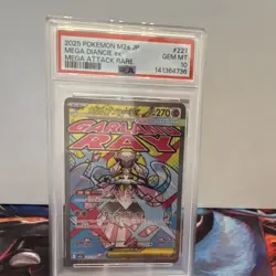 PSA 10 Mega Diancie ex 227/193 M2a Mega Attack Rare Holo JP - Image 1