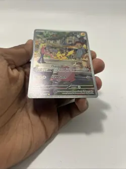 Pikachu 173/165 IR Pokemon 151 Illustration Rare Full Art MP - Image 5