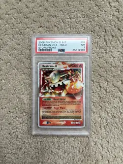 Pokemon Stormfront Heatran LV.X 97/100 PSA 7 - Image 1