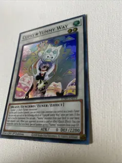 JUSH-EN019 Cupsy☆Yummy Way Super Rare 1st Ed YuGiOh - Image 3