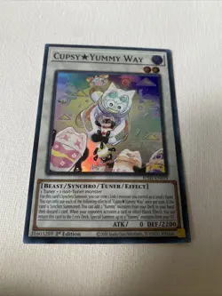 JUSH-EN019 Cupsy☆Yummy Way Super Rare 1st Ed YuGiOh - Image 4