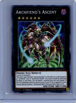 Archfiend's Ascent 1st Edition Secret Rare Fists of the Gadgets FIGA-EN033 LP - Image 1