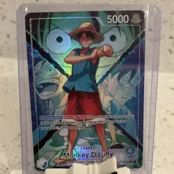 Bandai One Piece Card Game OP16-022 Monkey D. Luffy Leader Alt Art Foil - Image 1