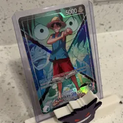 Bandai One Piece Card Game OP16-022 Monkey D. Luffy Leader Alt Art Foil - Image 2