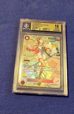 Uta SP One Piece OP05 English op02-120 Alternate Art BGS 10 - Image 1