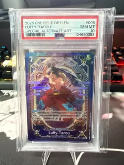 One Piece Luffy-Tarou ST18-005 Special Alternate Art PSA 10 – OP11 EN - Image 1