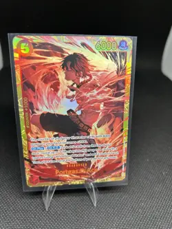 Portgas D Ace OP16-118 SEC Secret Rare The Time of Battle One Piece TCG NM - Image 1