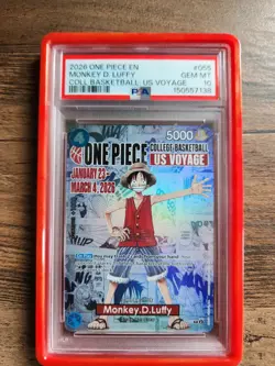 One Piece CCG Monkey D. Luffy P-055 Promo Foil EN PSA 10 - Image 1