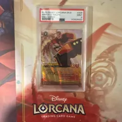 2025 DISNEY LORCANA EN 8-REIGN OF JAFAR ENCHANTED WRECK-IT RALPH - BIG LUG PSA 9 - Image 1