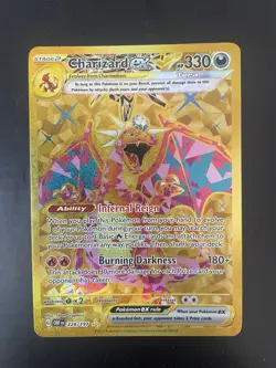 Pokemon TCG Charizard EX Obsidian Flames Holo Hyper Rare Card 228/197 - Image 1