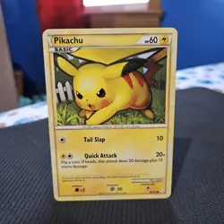 Pikachu Pokemon TCG Heartgold And Soulsilver Common Card #78/123 - Image 1