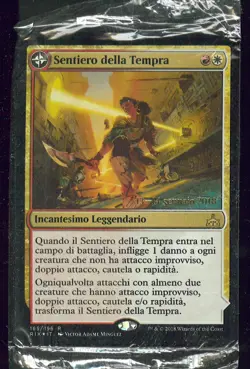 MTG Sentiero della Tempra / Path of Mettle - FOIL Prerelease Promo ITA Sealed NM - Image 1