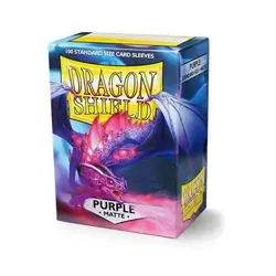Dragon Shield Card Sleeves - Purple, Pack of 100 5706569110093 - Image 1