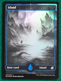 Island (Foil) - Innistrad: Midnight Hunt MID #271 -Magic: The Gathering MTG Card - Image 1
