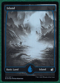 Island (Foil) - Innistrad: Midnight Hunt MID #271 -Magic: The Gathering MTG Card - Image 2