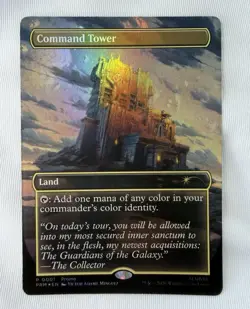 MTG Command Tower 0001 Marvel Super Heroes Exclusive Promo Foil 2026 NM Disney - Image 3