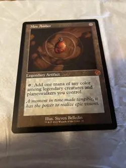 Mox Amber (The Brothers' War: Retro Frame Artifacts) - NM Pack Fresh MTG - Image 1