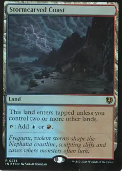 MTG INNISTRAD REMASTERED STORMCARVED COAST RARE FOIL - Image 1