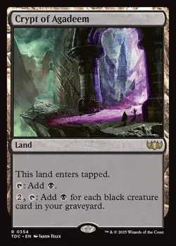 Crypt of Agadeem - 354 - TDC - Near Mint - MTG - Image 1
