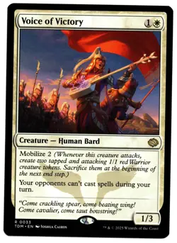 Voice of Victory #0033 (TDM) Tarkir: Dragonstorm Rare MTG - Image 1