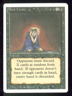 MTG - Distorcere la Mente / Mind Twist - Revised 3RD EDITION Eng (PL) - Image 1