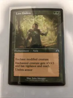 Lion Umbra (Retro Frame) 426 Uncommon Modern Horizons 3 Magic: The Gathering LP - Image 1