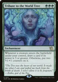 MTG Tribute to the World Tree - Promo Pack - March of the Machine - NM/Mint - Image 1