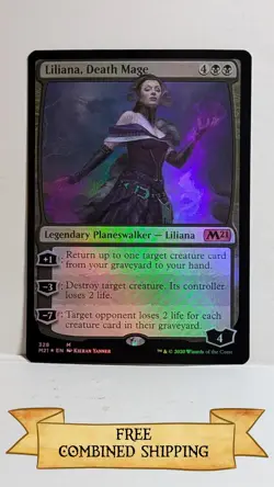 Liliana, Death Mage Core Set 2021 Foil - Image 1