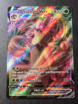 Trevenant VMAX 014/203 NM Evolving Skies Holo VMAX Rare Pokemon - Image 1