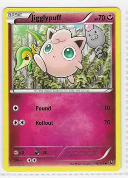 Jigglypuff 65/124 Common Fates Collide Pokemon Near Mint - Image 1