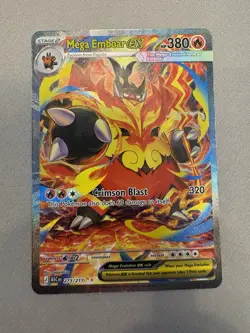 The Pokemon Company Mega Emboar EX Holo ASCEN 273/217 380HP EN - Image 1