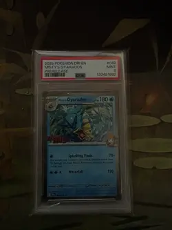 Pokemon Dri-Destined Rivals Prerelease #049 Misty's Gyarados PSA 9 - Image 1