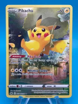 Pikachu GG30/GG70 Full Art Ultra Rare 2023 Pokemon Crown Zenith Galarian Gallery - Image 1