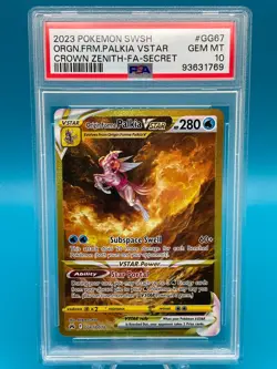 PSA 10 Origin Forme Palkia VSTAR GG67/GG70 - 2023 Pokemon Crown Zenith - Image 1