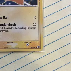 Pokemon TCG Pikachu 60/106 Emerald Common English Basic 50HP 2005 - Image 5