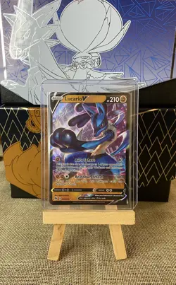 Pokemon TCG Lucario V Champion's Path 027/073 Holo Ultra Rare - Mint Condition - Image 1