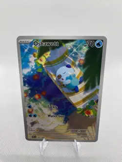 Pokemon TCG Oshawott Illustration Rare Holo Sv: White Flare 105/086 EN - Image 1