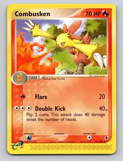Combusken 27/109 Uncommon Ruby & Sapphire Pokemon NM - Image 1