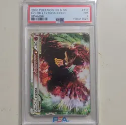 Pokemon TCG Ho-Oh LEGEND Top Holo Ultra Rare 111/123 PSA 7 Spanish - Image 1