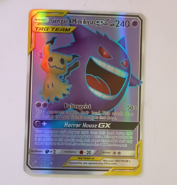Pokemon Gengar & Mimikyu GX Full Art Ultra Rare Holo 164/181 SM Team Up - Image 1