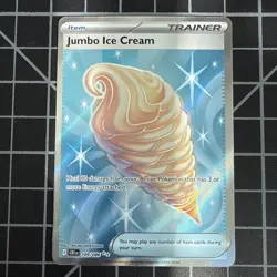 Pokemon Jumbo Ice Cream 109/086 Me04: Chaos Rising Ultra Rare Holo - Image 1