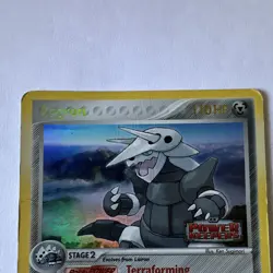 Pokemon TCG Aggron 1/108 Power Keepers Reverse Holo Stamped Dmg/HP - Image 3