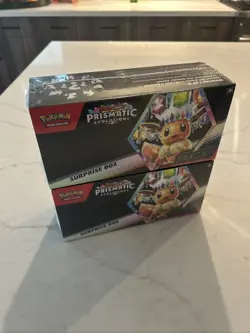 (1) NEW Pokemon TCG Scarlet & Violet Prismatic Evolutions Surprise Box SEALED - Image 2